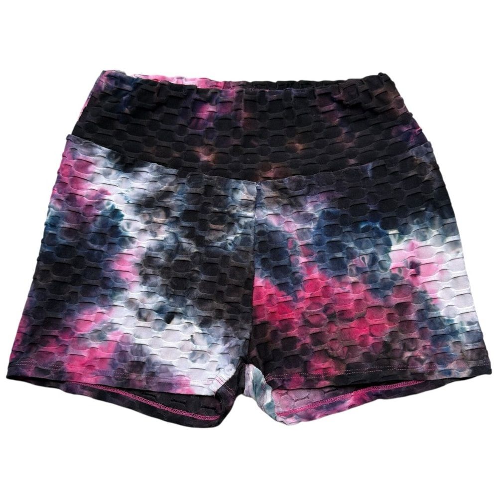 |EUC| LOVE J Tie Dye Ruched Biker Shorts